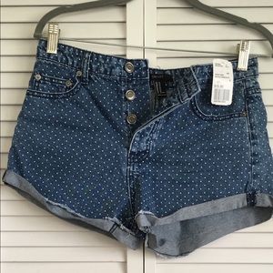 NWT - Forever 21 Polka Dot Shorts